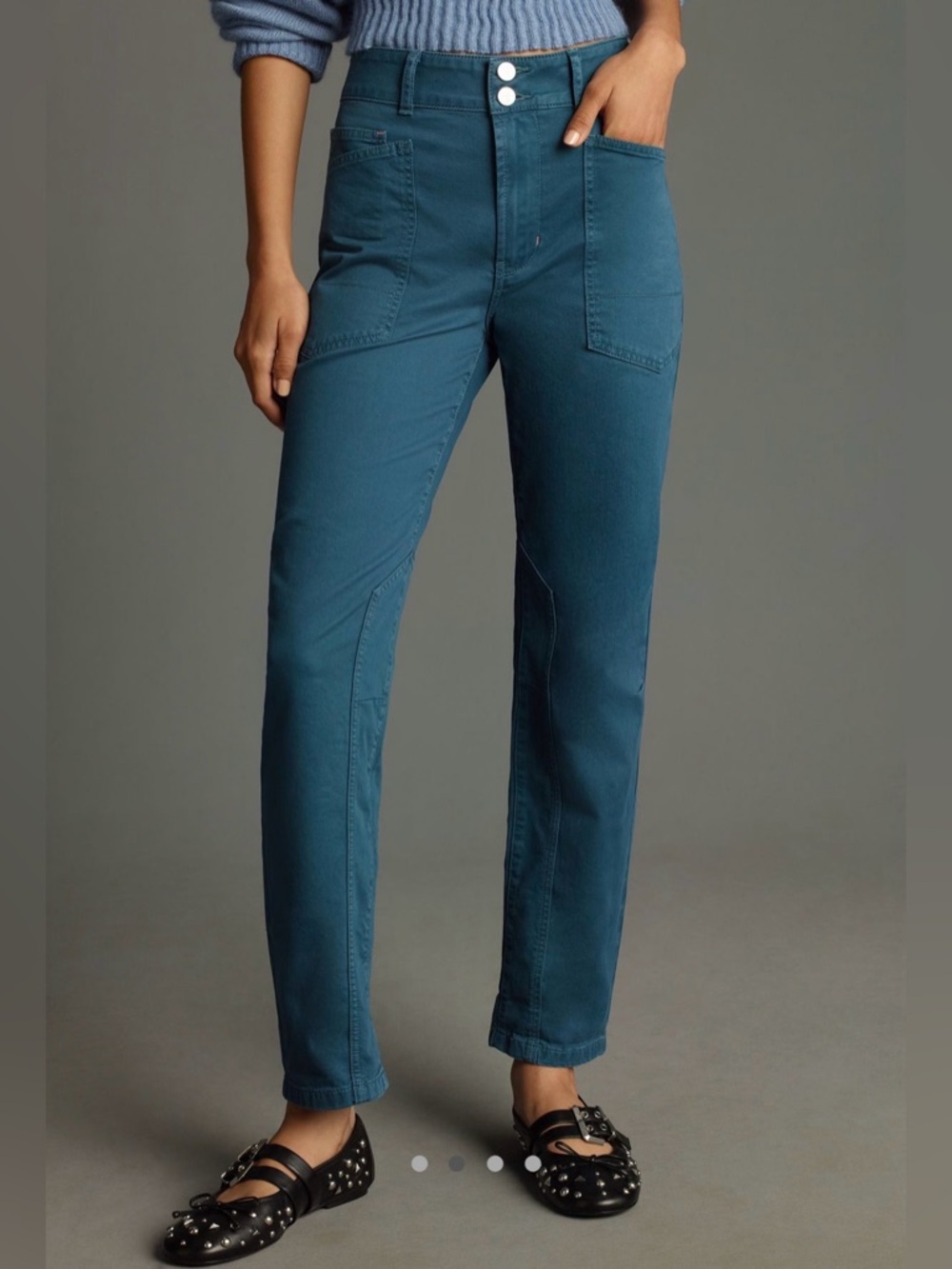 💜Anthropologie by Pilcro The Wanderer Mid-Rise Relaxed-Leg Pants
